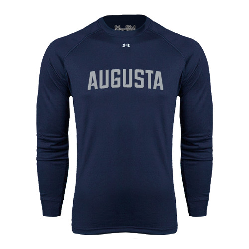  Under Armour Navy Long Sleeve Tech Tee - Augusta
