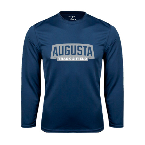  Navy Performance Long Sleeve Shirt - Track and Field