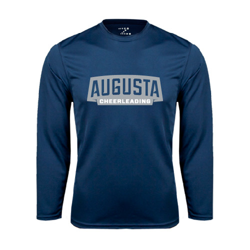  Navy Performance Long Sleeve Shirt - Cheerleading