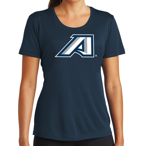  Womens Navy Performance Tee - Victory A