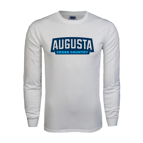 White Long Sleeve T Shirt - Cross Country