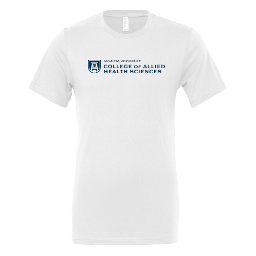  Bella + Canvas White Jersey Cotton T Shirt - College of Allied Health Sciences