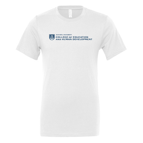  Bella + Canvas White Jersey Cotton T Shirt - College of Education and Human Development
