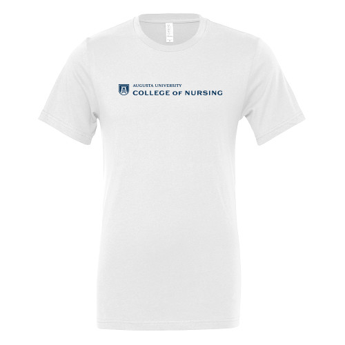  Bella + Canvas White Jersey Cotton T Shirt - College of Nursing