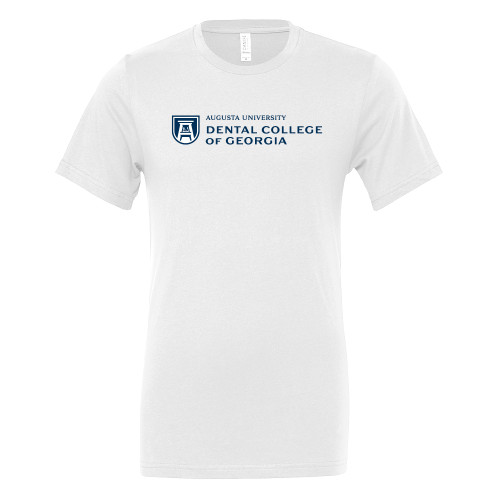  Bella + Canvas White Jersey Cotton T Shirt - Dental College of Georgia