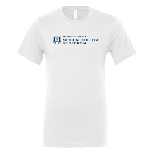  Bella + Canvas White Jersey Cotton T Shirt - Medical College of Georgia