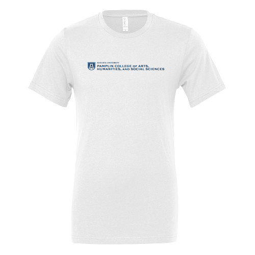  Bella + Canvas White Jersey Cotton T Shirt - Pamplin College of  Arts