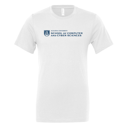  Bella + Canvas White Jersey Cotton T Shirt - School of Computer and Cyber Sciences