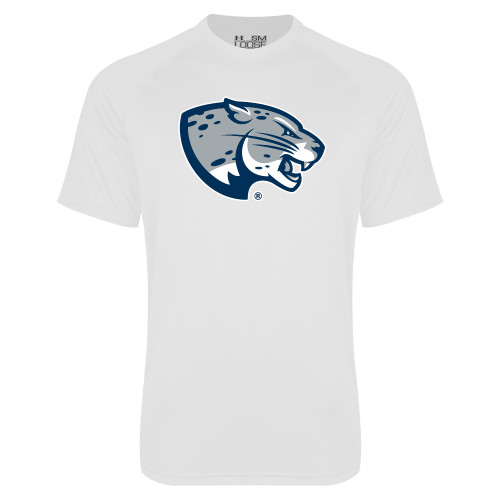  Under Armour White Tech Tee - Jaguar Head