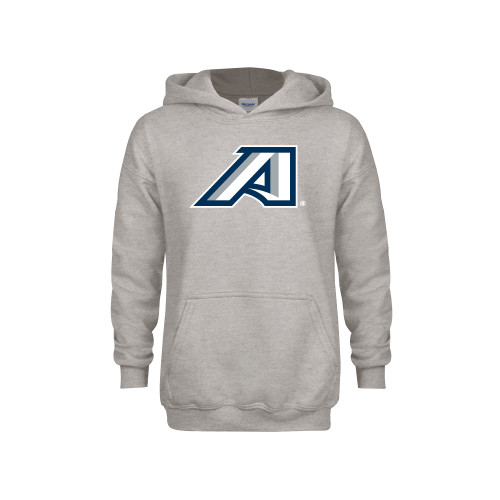  Youth Grey Fleece Hood - Victory A