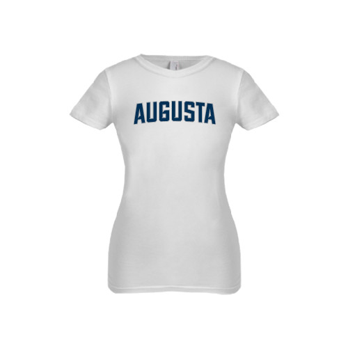  Next Level Girls White Fashion Fit T Shirt - Augusta