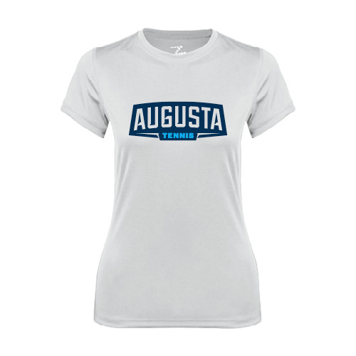  Womens White Performance Tee - Tennis