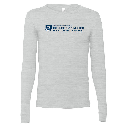  Bella + Canvas Ash Grey Jersey Cotton Long Sleeve T Shirt - College of Allied Health Sciences