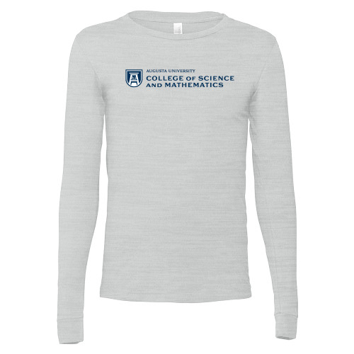  Bella + Canvas Ash Grey Jersey Cotton Long Sleeve T Shirt - College of Science and Mathematics