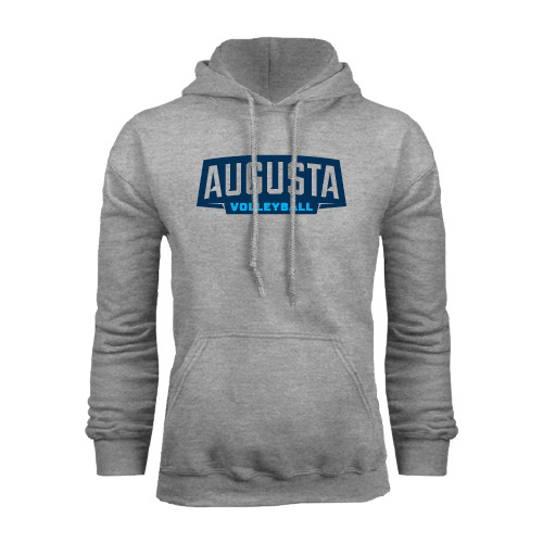  Grey Fleece Hoodie - Volleyball