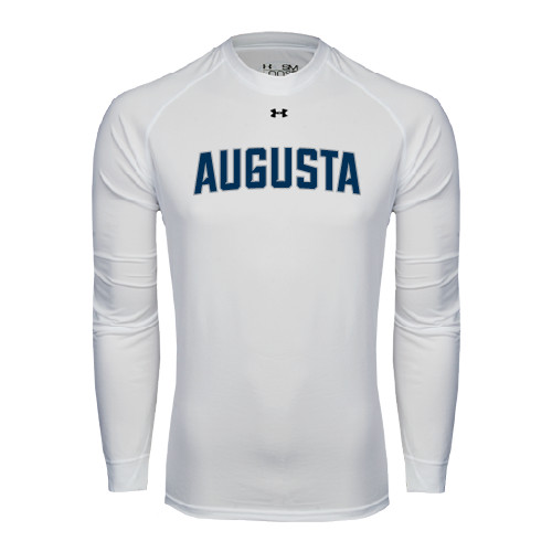  Under Armour White Long Sleeve Tech Tee - Augusta