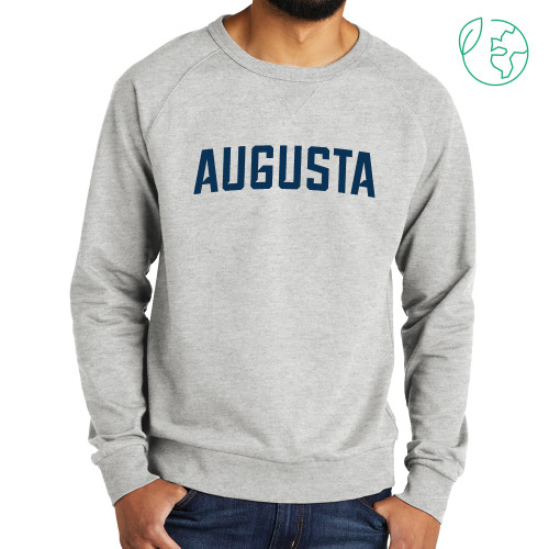  Allmade Light Grey Organic French Terry Crewneck Sweatshirt - Augusta