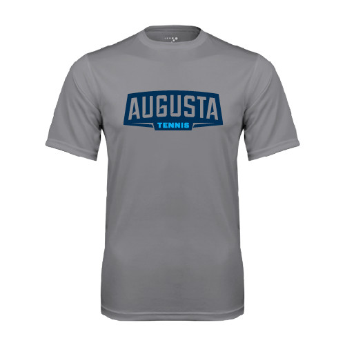  Grey Concrete Performance Tee - Tennis