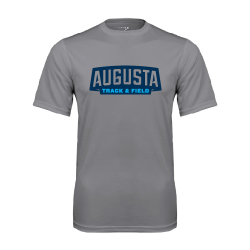  Grey Concrete Performance Tee - Track and Field