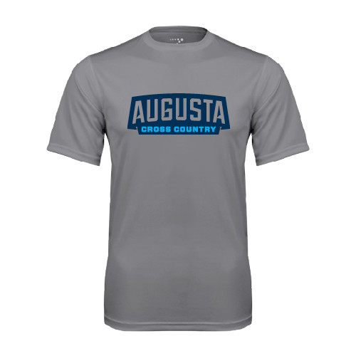  Grey Concrete Performance Tee - Cross Country