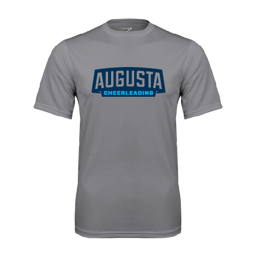  Grey Concrete Performance Tee - Cheerleading
