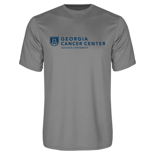 Grey Concrete Performance Tee - Georgia Cancer Center