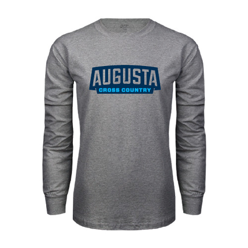  Grey Long Sleeve T Shirt - Cross Country
