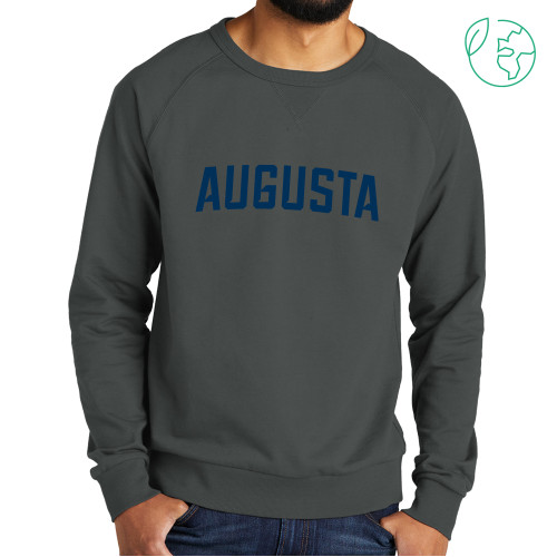  Allmade Dark Grey Organic French Terry Crewneck Sweatshirt - Augusta