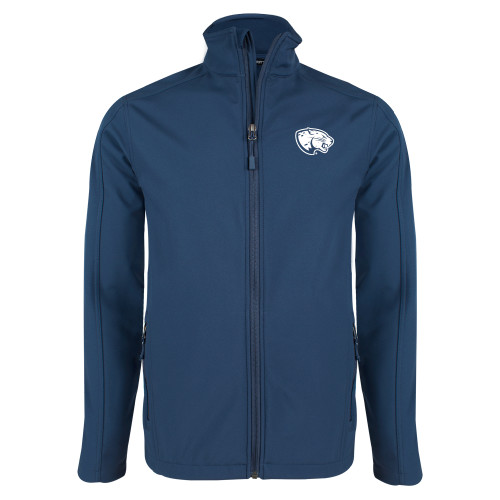  Navy Softshell Jacket - Jaguar Head