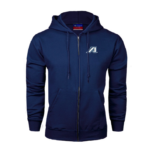  Navy Fleece Full Zip Hoodie - Victory A