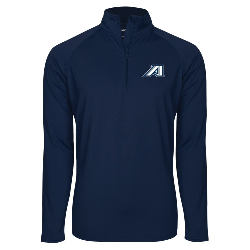  Sport Tek Navy Sport Wick Stretch 1/2 Zip Pullover - Victory A