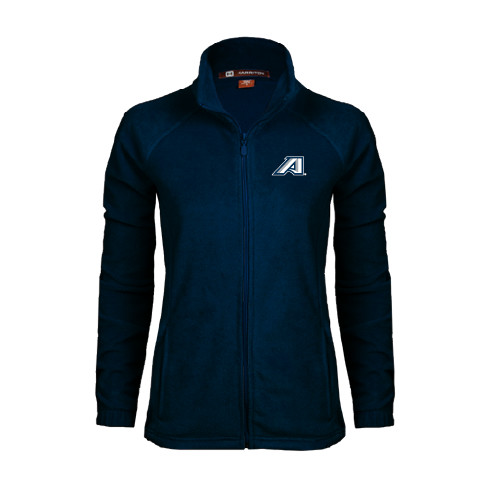  Womens Navy Fleece Full Zip Jacket - Victory A