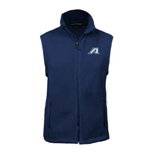  Navy Fleece Full Zip Vest - Victory A