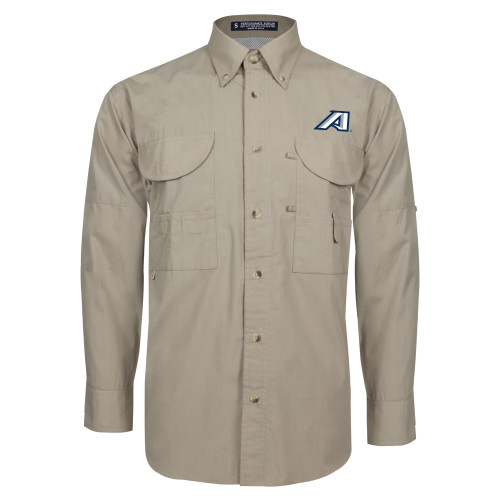 Khaki Fishing Shirt Performance Long Sleeve - Victory A
