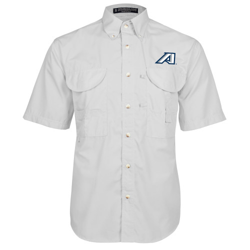  White Fishing Shirt Performance Short Sleeve - Victory A