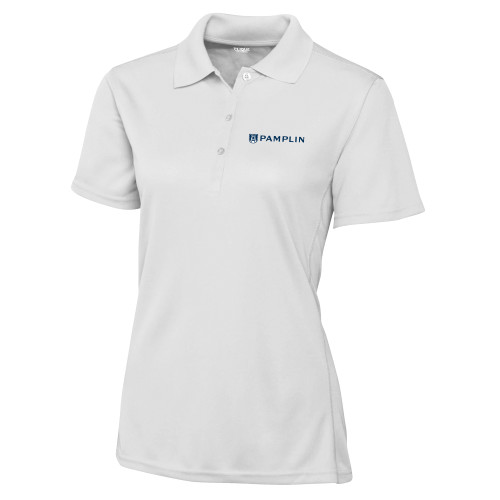  C&B Womens White Clique Ice Pique Polo - Pamplin College of  Arts
