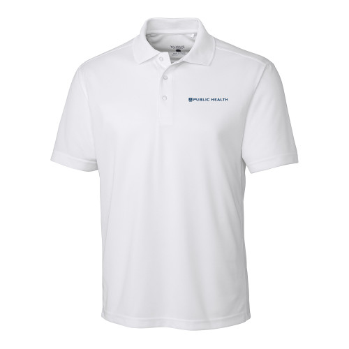  C&B White Clique Ice Pique Polo - School of Public Health