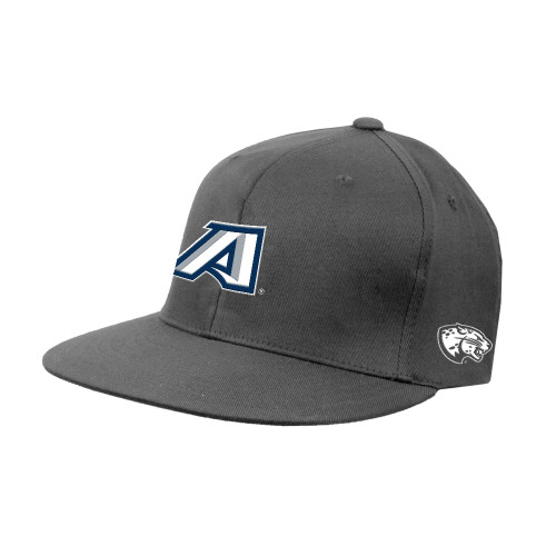  Charcoal Flat Bill Snapback Hat - Victory A
