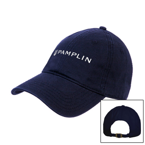  Navy Unstructured Adjustable Low Profile Hat - Pamplin College of  Arts
