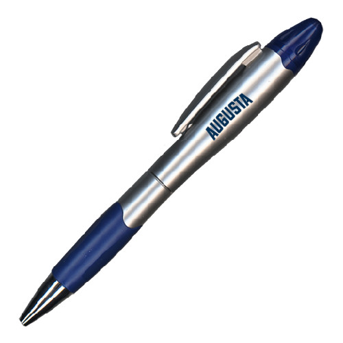  Silver/Blue Blossom Pen/Highlighter - Augusta