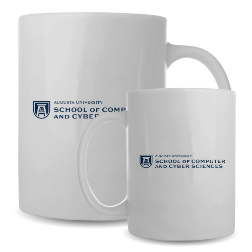 Full Color White Mug 15oz - School of Computer and Cyber Sciences