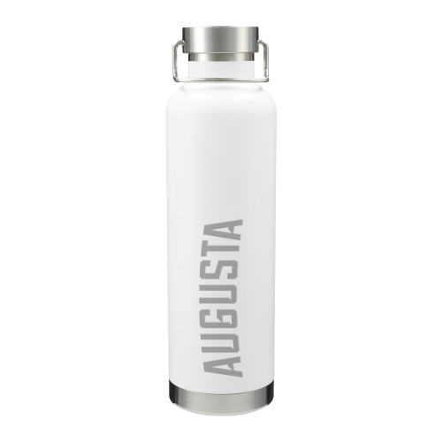  Thor Copper Vacuum Insulated White Bottle 32oz - Augusta Engraved