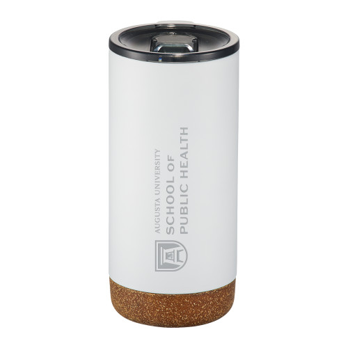  Valhalla Vacuum Insulated White Tumbler 16oz - School of Public Health Engraved