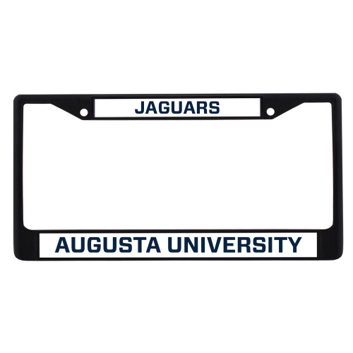  Metal License Plate Frame in Black - Mascot