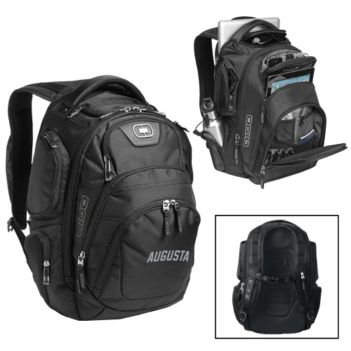  OGIO Black Stratagem Backpack - Augusta