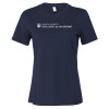 Thumbnail image for  Bella + Canvas Womens Navy Relaxed Cotton T Shirt