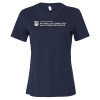 Thumbnail image for  Bella + Canvas Womens Navy Relaxed Cotton T Shirt