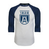 Thumbnail image for  White/Navy Raglan Baseball T Shirt