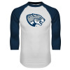 Thumbnail image for  White/Navy Raglan Baseball T Shirt