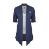 Thumbnail image for  Womens Navy Drape Front Cardigan Sweater 